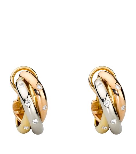 trinity cartier earrings